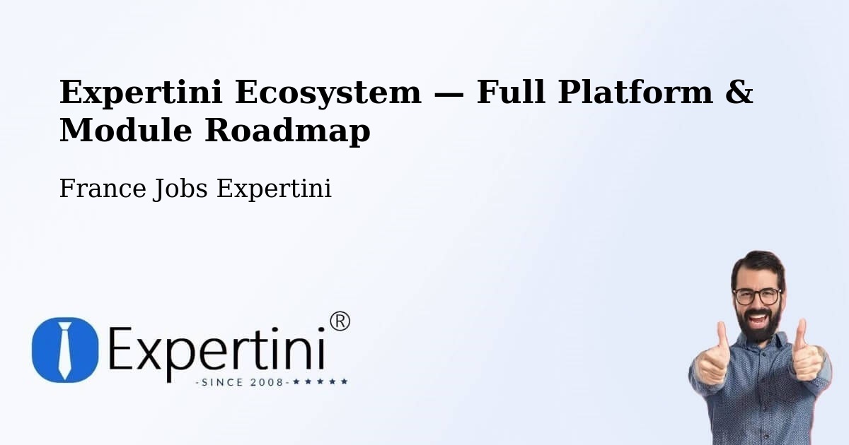 Expertini Ecosystem — Full Platform & Module Roadmap – Calais